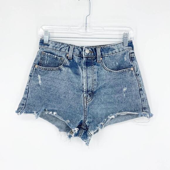 Wild Fable Highest Rise Cutoff Shorts Size 2 - Picture 1 of 7